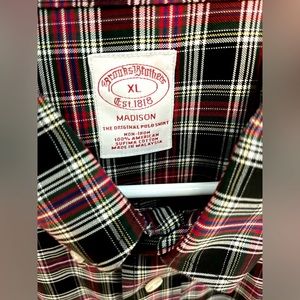 Brooks Bros “Madison” Non-Iron 100% Supima Cotton Scotch Plaid Shirt -XL